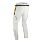 STP283_SEGURA-MOJO-PANT Pantalon Mojo Segura, couleur Blanc et Marron Vue de dos
